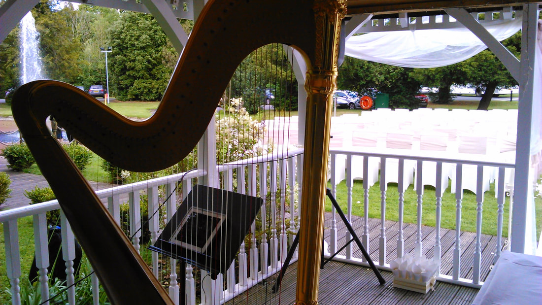 harp for outdoor weddings