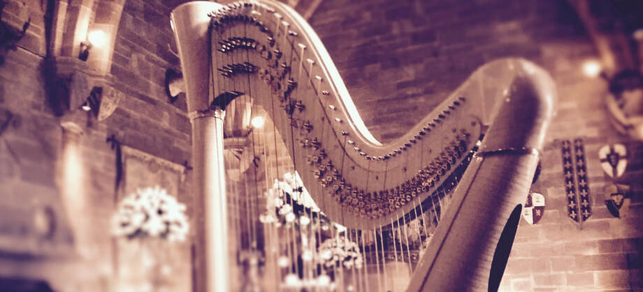Cheshire harpist